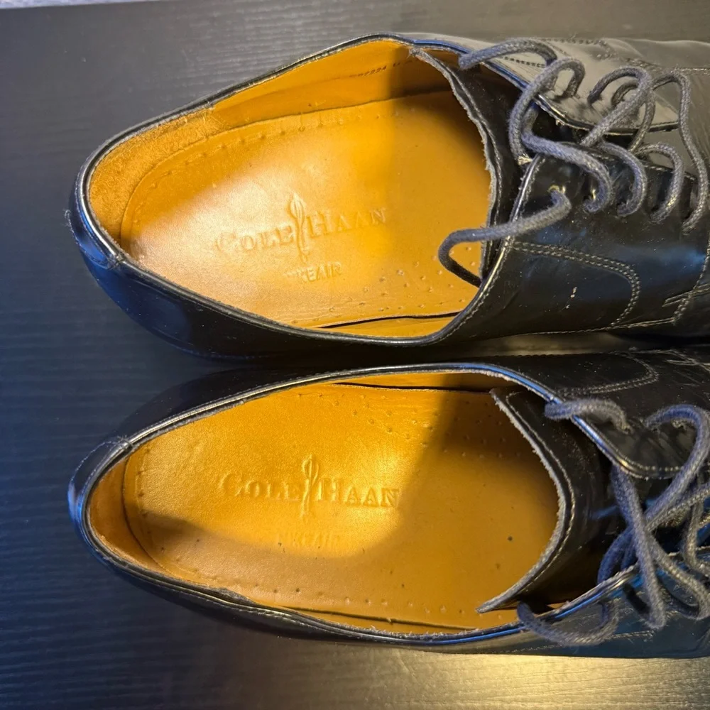 Cole Haan NikeAir Carter C07224 Black Leather Oxford Dress Shoes Air Men’s 11.5M